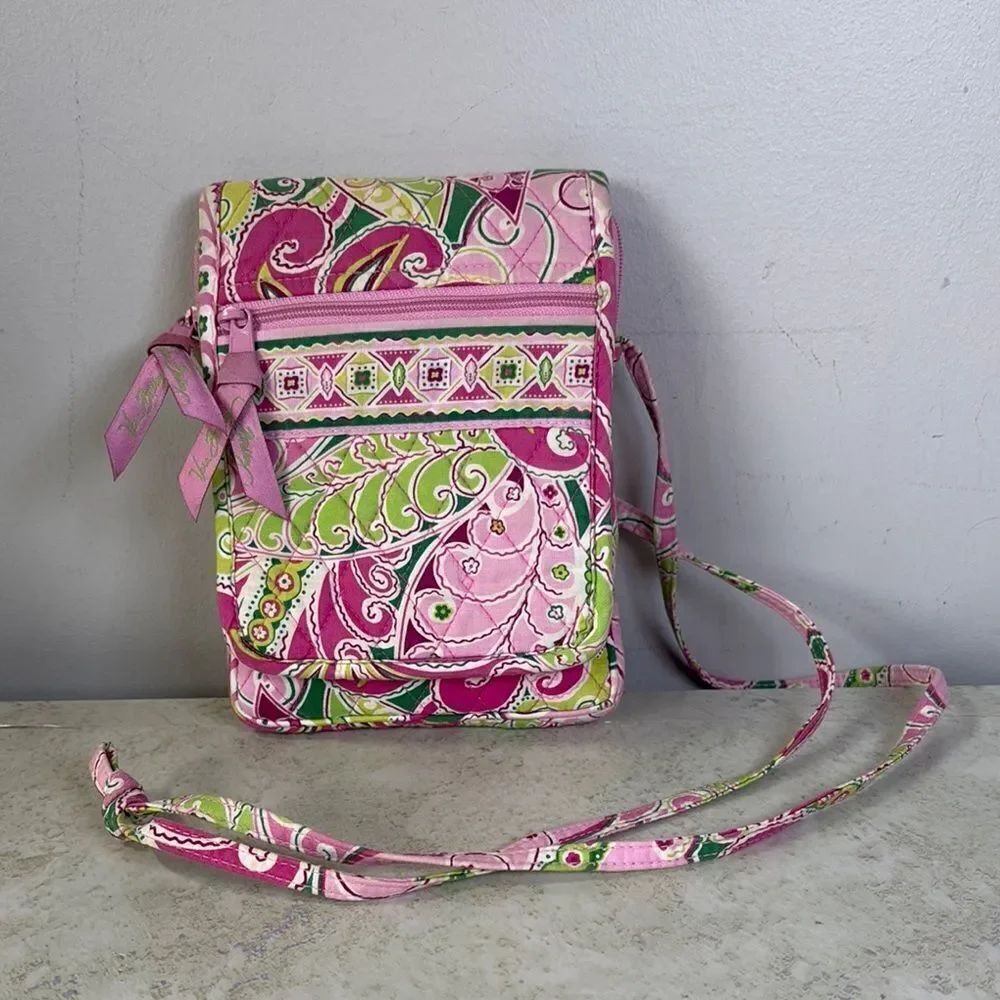 Vera Bradley Pinwheel Pink Mini Hipster